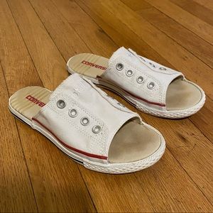 Converse • white slides
